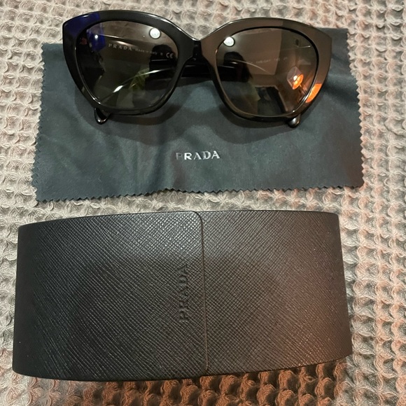 Prada 56mm Gradient Cat Eye Sunglasses main image 8